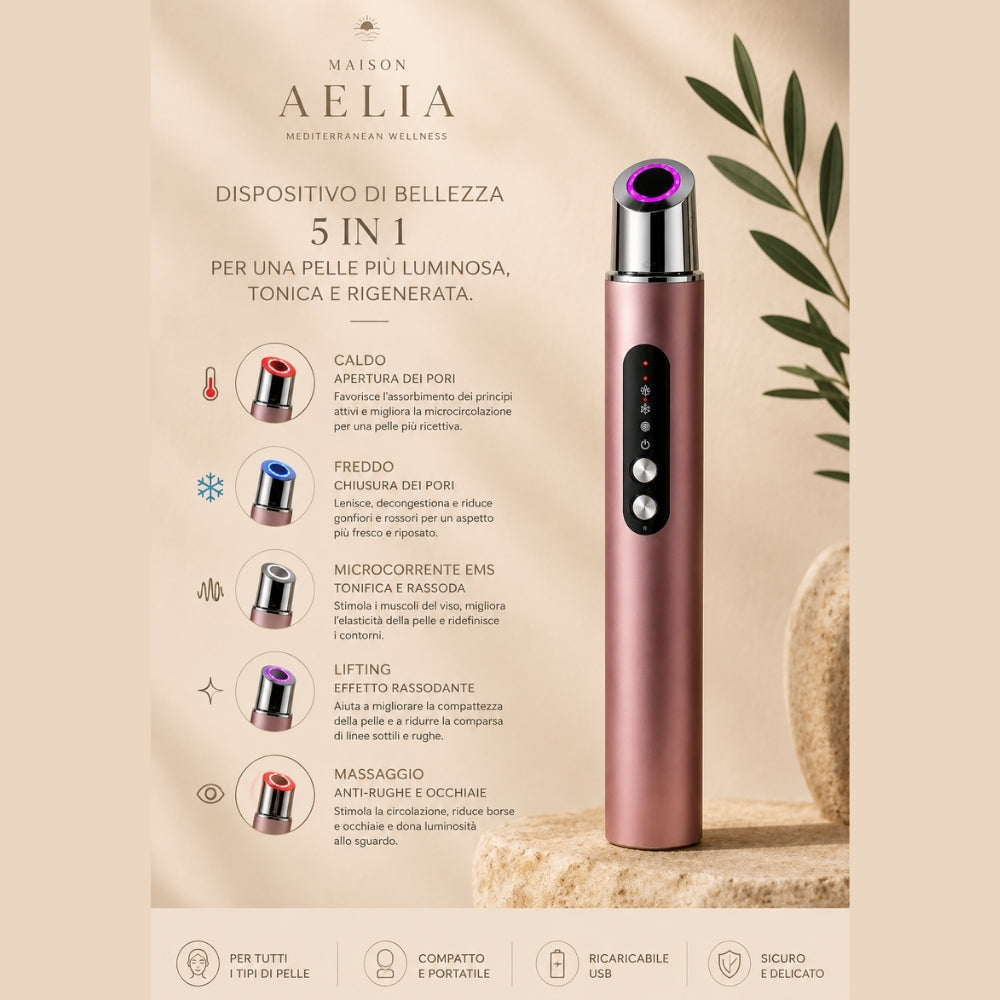 AELIA LUMIÈRE™ - Advanced Facial Sculpting Device